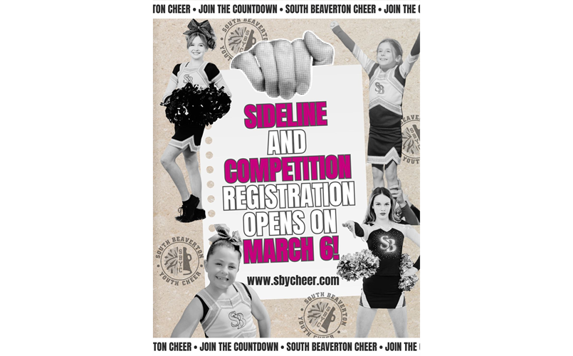 Sideline and Competition Registration For Next Season Opens March 6th!
