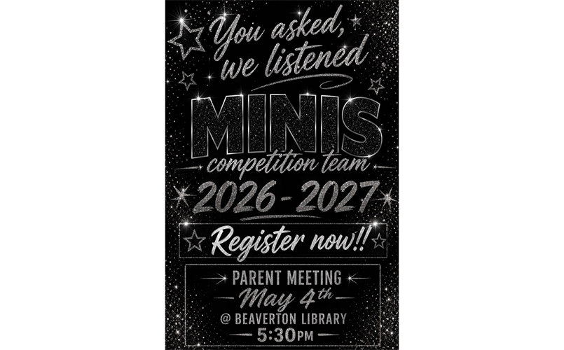 Minis Comp Team, Coming In HOT!